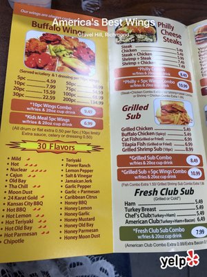 Menu photo 8 America's Best Wings Richmond, VA Menu photo 8 America's Best Wings Richmond, VA