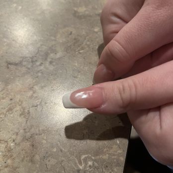 Da Vinci Nails - Horrible French tip - Nail Salons Near Me - Fort Wayne, Indiana Da Vinci Nails - Horrible French tip - Nail Salons Near Me - Fort Wayne, Indiana