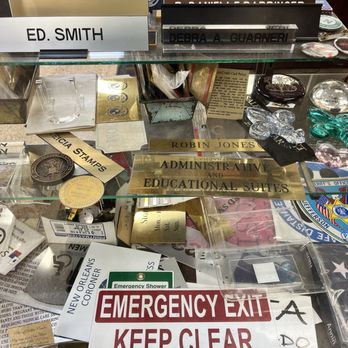 Ed. Smith's Stencil Works - All kinda personalized goods - Engraving Near Me - New Orleans, Louisiana Ed. Smith's Stencil Works - All kinda personalized goods - Engraving Near Me - New Orleans, Louisiana