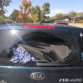 Prevailing Auto Glass - Vandalized,8 am November 8, 2023 - Auto Glass Services Near Me - Carmichael, California