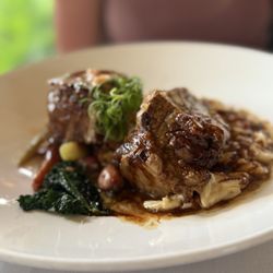 Slow Honey Mustard Grilled Beef Short Ribs