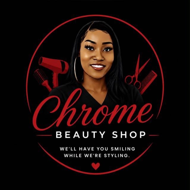 Chrome Beauty Shop Logo