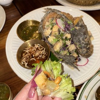 Mitr Thai - Branzino wrap - mieng pla - Thai Near Me - New York, New York