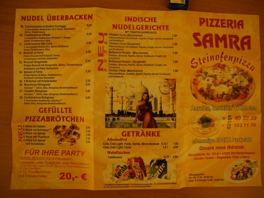 Menu photo 2 Pizza Samra Duisburg, NW