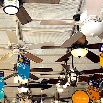 Lowe's Home Improvement - Ceiling fan section. - Hardware Stores Near Me - Seekonk, Massachusetts