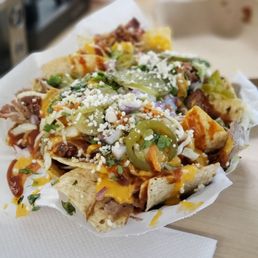 Big Ol Pork Nachos (Napkins Required )