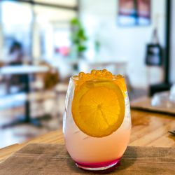 Soule' Coffee + Bubble tea - Dragon Fruit Lemonade + mango Boba