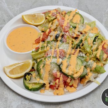One Arabian Night - Marib Restaurant - Marib's home salad - Halal Near Me - Utica, New York One Arabian Night - Marib Restaurant - Marib's home salad - Halal Near Me - Utica, New York