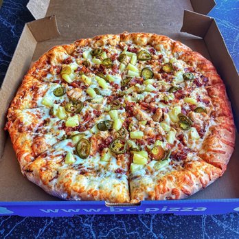 B C Pizza - BBQ pizza, chicken, bacon, jalapeños, and pineapple - Italian Near Me - McDonough, Georgia B C Pizza - BBQ pizza, chicken, bacon, jalapeños, and pineapple - Italian Near Me - McDonough, Georgia