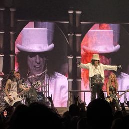 Alice Cooper at Dickies Arena! Pic taken from the seventh row of seats.