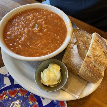 Urth Caffé - Orange - Tomato rice soup - Soups du Jour - Coffee & Tea Near Me - Orange, California Urth Caffé - Orange - Tomato rice soup - Soups du Jour - Coffee & Tea Near Me - Orange, California