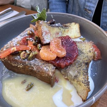 Johnston's Saltbox - French toast - New American Near Me - San Carlos, California
