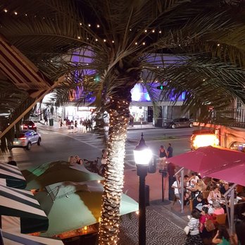 Oh! Mexico - View of Espanola Way and Oh Mexico - Mexican Near Me - Miami Beach, Florida
