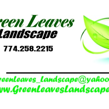 Green Leaves Landscape - a logo for a landscaping company - Landscaping Near Me - Hudson, Massachusetts Green Leaves Landscape - a logo for a landscaping company - Landscaping Near Me - Hudson, Massachusetts