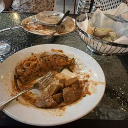Uncle Tony's Italian Cuisine - Rigatony di tony with zucchini noodles