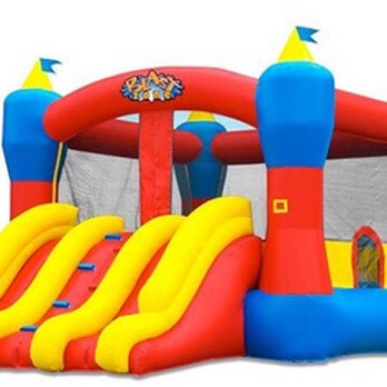 Bull City Inflatables - Big Magic Castle Bounce and Slide Combo - Party Equipment Rentals Near Me