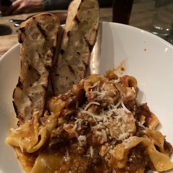 Gather in Jackson Hole - Elk bolognese with homemade pasta - New American Near Me - Jackson, Wyoming Gather in Jackson Hole - Elk bolognese with homemade pasta - New American Near Me - Jackson, Wyoming