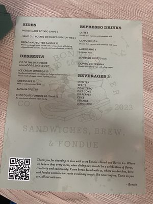 Menu photo 6 Bonnie's Bread & Butter Chandler, AZ