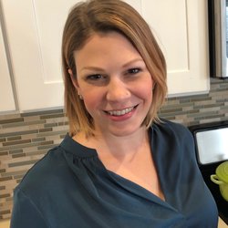 April Crowley, RD - At home in my kitchen