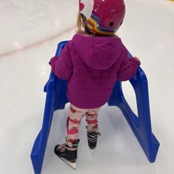 Roseville Ice Arena - Toddler with stabilizer