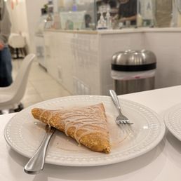 Thai tea crepe Thai tea crepe