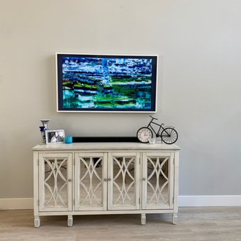 Goose A.V. Systems - Samsung Frame TV installed by Daniil. - TV Mounting Near Me Goose A.V. Systems - Samsung Frame TV installed by Daniil. - TV Mounting Near Me