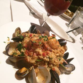 Cafe Santorini - Red Curry Risotto Seafood - Italian Near Me - Pasadena, California Cafe Santorini - Red Curry Risotto Seafood - Italian Near Me - Pasadena, California