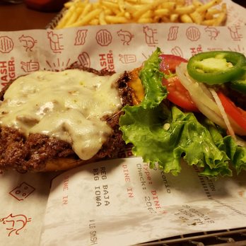 Smashburger - Jalapeno Baja burger - Burgers Near Me - West Des Moines, Iowa Smashburger - Jalapeno Baja burger - Burgers Near Me - West Des Moines, Iowa