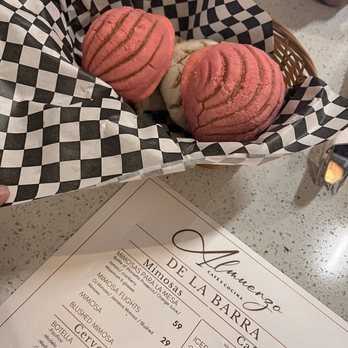 Almuerzo Café - Conchas brought to table when seated, loved this warm welcome - Breakfast & Brunch Near Me - Tustin, California Almuerzo Café - Conchas brought to table when seated, loved this warm welcome - Breakfast & Brunch Near Me - Tustin, California