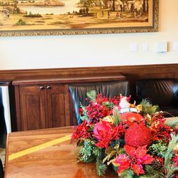Flowers and More - Christmas Centerpiece for a great customer!
