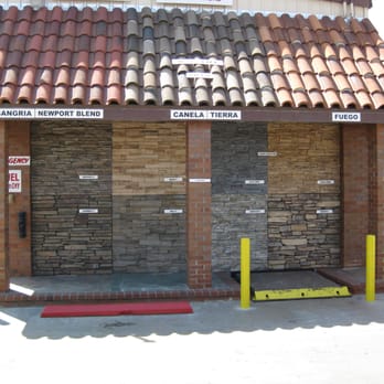 South Coast Shingle Company - Clay two piece tile, and stone veneer display. - Building Supplies Near Me - Long Beach, California South Coast Shingle Company - Clay two piece tile, and stone veneer display. - Building Supplies Near Me - Long Beach, California