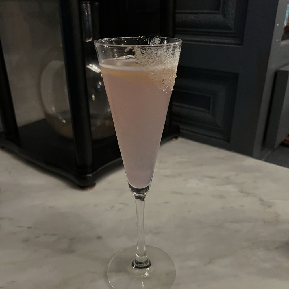 Crush XI - Lavender French 75 - New American Near Me - Melbourne, Florida Crush XI - Lavender French 75 - New American Near Me - Melbourne, Florida