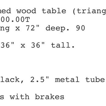 Fama Creations - Quote showing black pipe legs on table. - Home Decor Near Me - Edgewood, Florida Fama Creations - Quote showing black pipe legs on table. - Home Decor Near Me - Edgewood, Florida