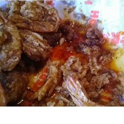 Cajun shrimps, they had about an ounce of grease, they were SALTY and disgusting.