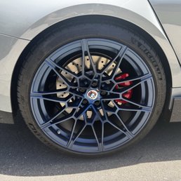 Rim after powder coating