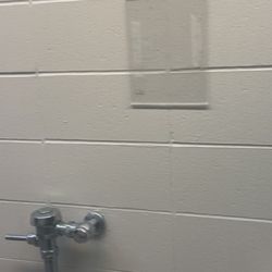 Arthur & Audrey Smith Wellness Center - Missing Signage & Rusty Mirrors