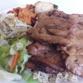 Best Drive-In - BBQ Chicken plate with brown rice, & 4 sides (Kimchee, Bean Sprouts, Kimchee Fishcake, & Cabbage) $9.37 with tax. - Fast Food Near Me - Honolulu, Hawaii Best Drive-In - BBQ Chicken plate with brown rice, & 4 sides (Kimchee, Bean Sprouts, Kimchee Fishcake, & Cabbage) $9.37 with tax. - Fast Food Near Me - Honolulu, Hawaii