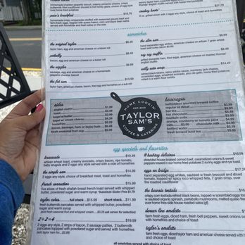 Taylor Sam’s - Menu - Coffee & Tea Near Me - Bay Head, New Jersey Taylor Sam’s - Menu - Coffee & Tea Near Me - Bay Head, New Jersey