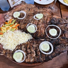 Whole snapper wood fire grilled, delicious