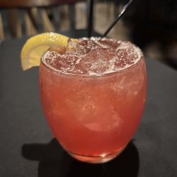 The Steakhouse - Cocktail with blackberry and whiskey
