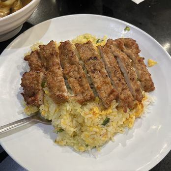 Thumbling - Pork Chop Egg Fried Rice - Shanghainese Near Me - West Covina, California Thumbling - Pork Chop Egg Fried Rice - Shanghainese Near Me - West Covina, California