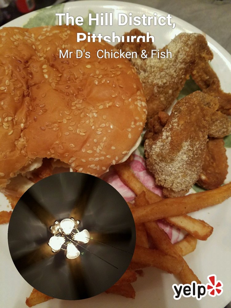Mr D's  Chicken & Fish Logo