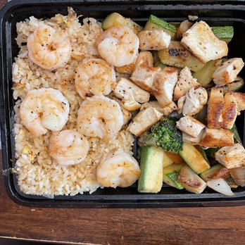 Aji Teppanyaki - Shrimp and chicken combo - Food Trucks Near Me - Los Angeles, California