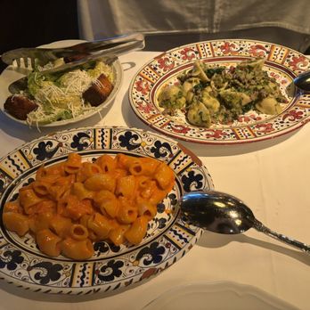 Carbone - Caesar alla ZZ, Spicy Rigatoni Vodka and Orecchiette Vito - New American Near Me - Miami Beach, Florida