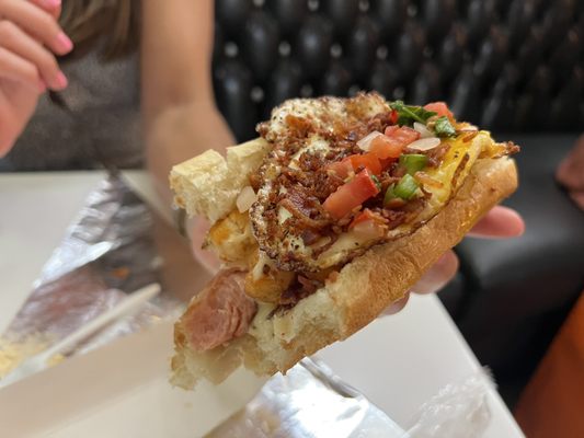 Photo of Haute Doggery - Las Vegas, NV, US. Hangover Hotdog