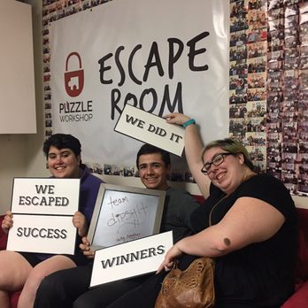 Puzzle Workshop: Escape Room - We escaped the CSI: Hollywood room! - Escape Games Near Me - Costa Mesa, California Puzzle Workshop: Escape Room - We escaped the CSI: Hollywood room! - Escape Games Near Me - Costa Mesa, California