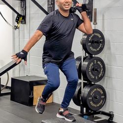 Crossfit Secaucus - Lal having the time of his life during a challenging Saturday workout at CrossFit Secaucus, Hudson County, NJ.