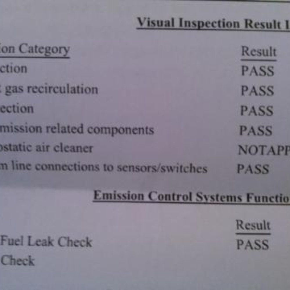 Quick Smog - Certificate.... Passed =] - Smog Check Stations Near Me - Napa, California