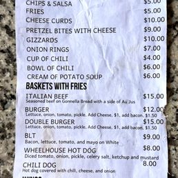 Menu Menu