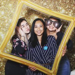Emilia Amors Luxury PhotoBooth of Austin - Our beautiful mirror photo booth has a built in DSLR professional camera that gives a crisp, quality print EVERY time!